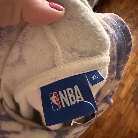 nba vintage lakers tie dye fleece lined hoodie - Picture 5 of 6